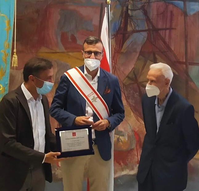 Da sinistra: Giacomo Bugliani, Antonio Mazzeo e Giorgio Mori