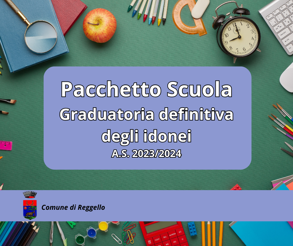 Pacchetto Scuola, Graduatoria definitiva