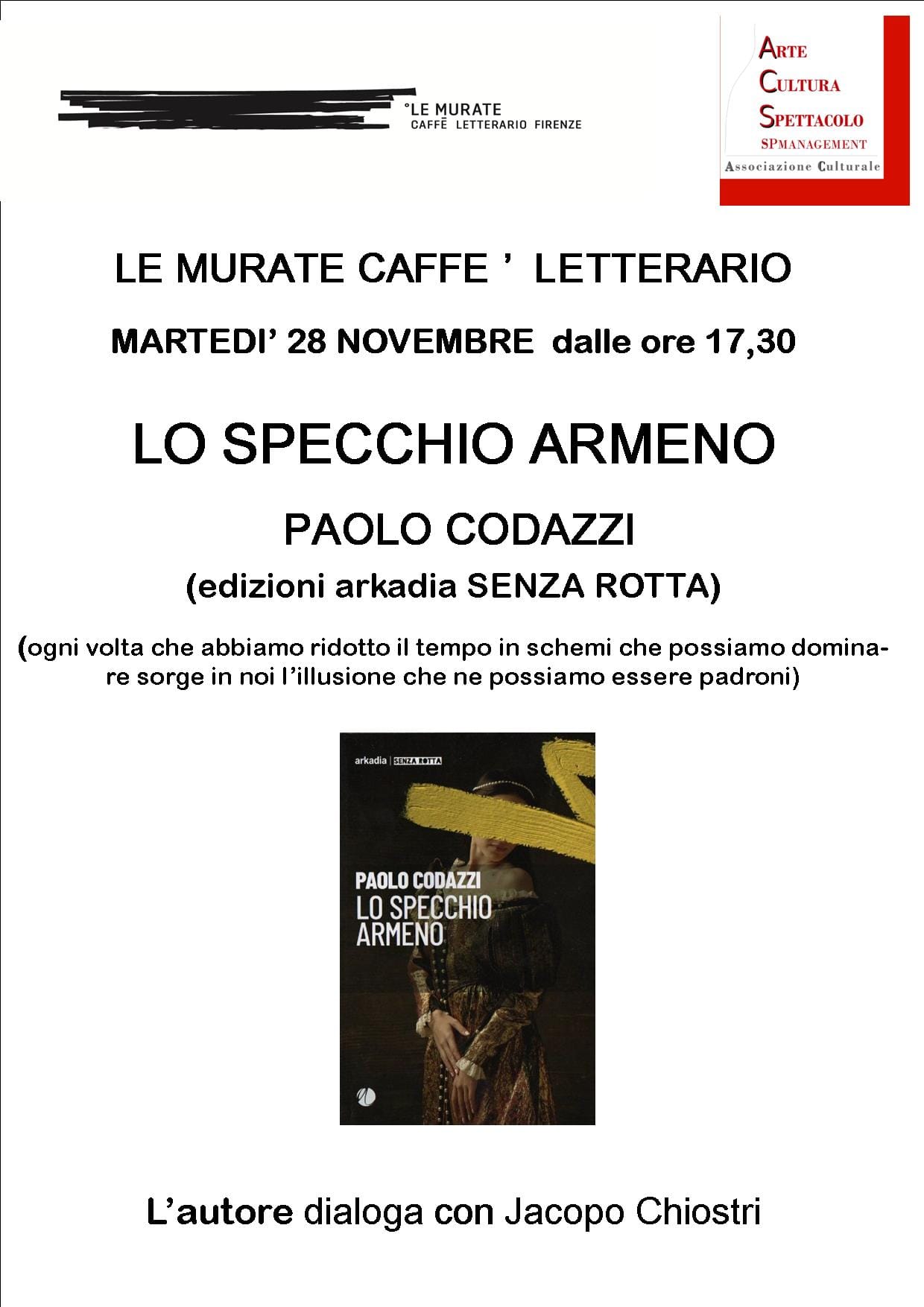 'Lo specchio armeno' di Paolo Codazzi alle Murate di Firenze
