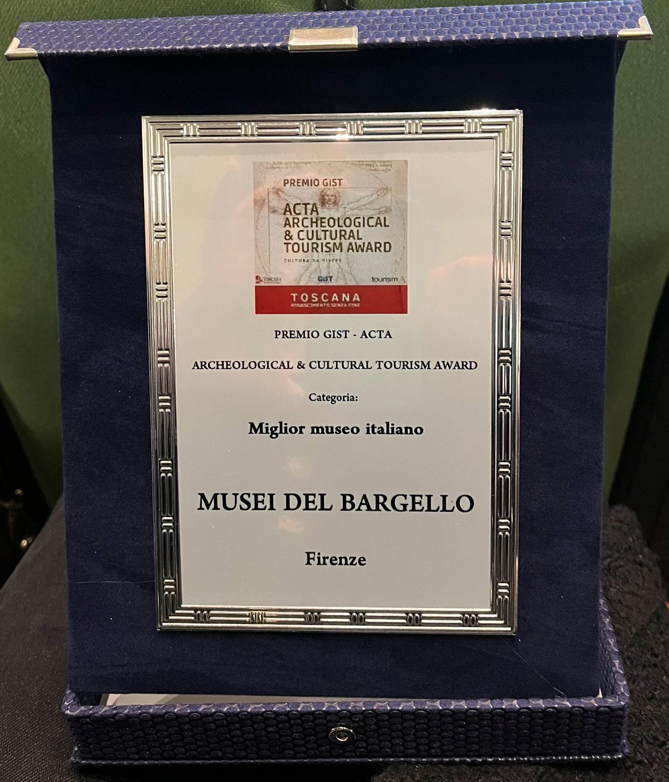 Gist Award Miglior Museo Italiano (Fonte foto Musei del Bargello)