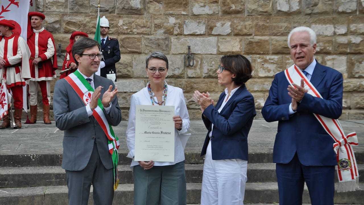 Onorificenze al Merito della Repubblica Italiana Arch. Maria Grazia Fraiese