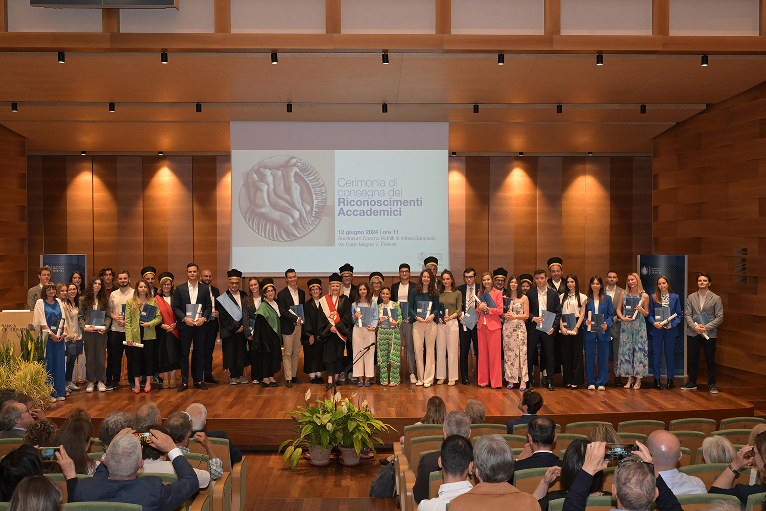 Unifi - Consegna riconoscimenti accademici studentesse e studenti migliori (fonte foto Unifi) 