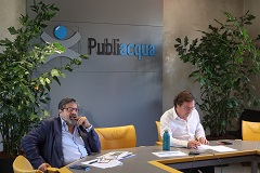 Un momento della conferenza stampa (foto Antonello Serino Met Ufficio Stampa)