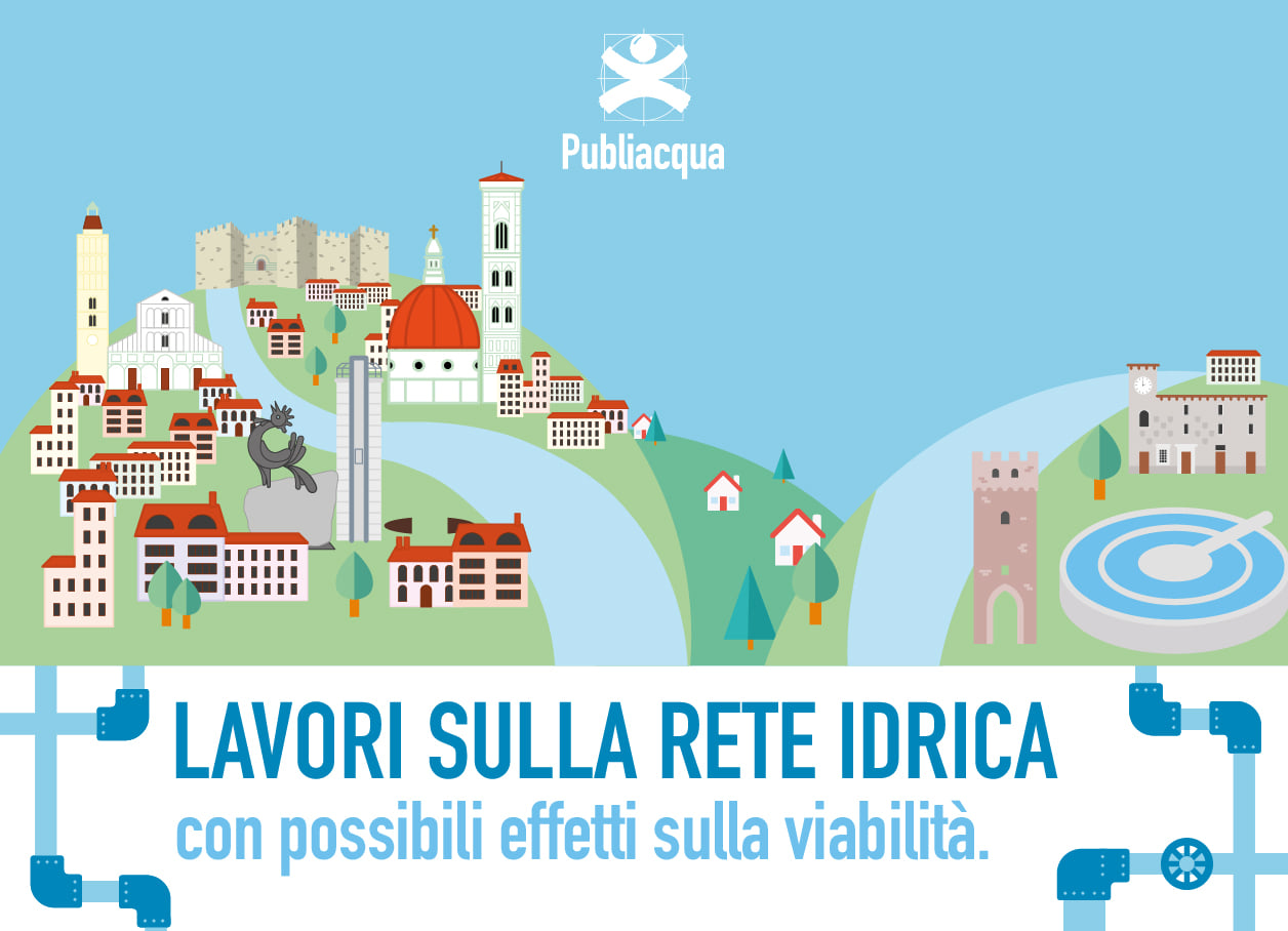 Lavori sulla rete con effetto sulla viabilità