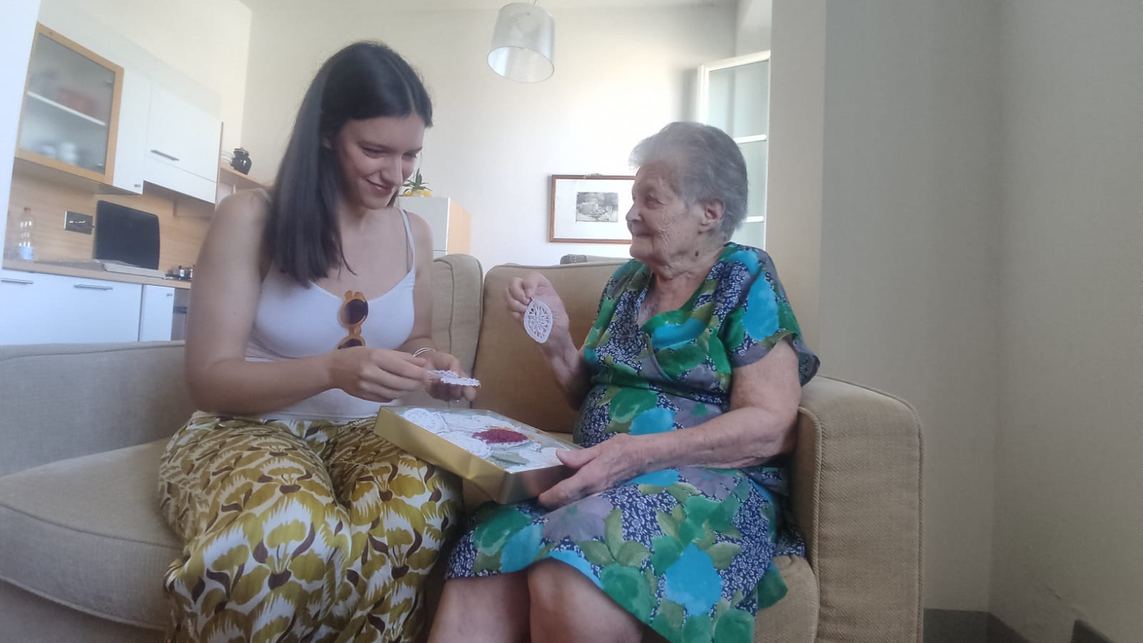 Silvia Fedi e la nonna  Tosca (fonte foto da comunicato stampa)