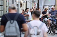 Turisti (foto Antonello Serino - Met Ufficio Stampa)