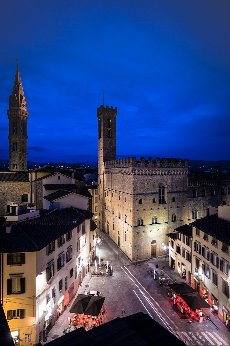 Museo Nazionale del Bargello vista esterno notturno (Fonte foto Musei del Bargello)