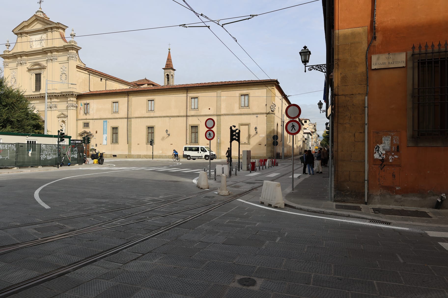 Da venerdì 11 ottobre è attiva la viabilità definitiva in piazza San Marco (foto Antonello Serino - Met Ufficio Stampa)