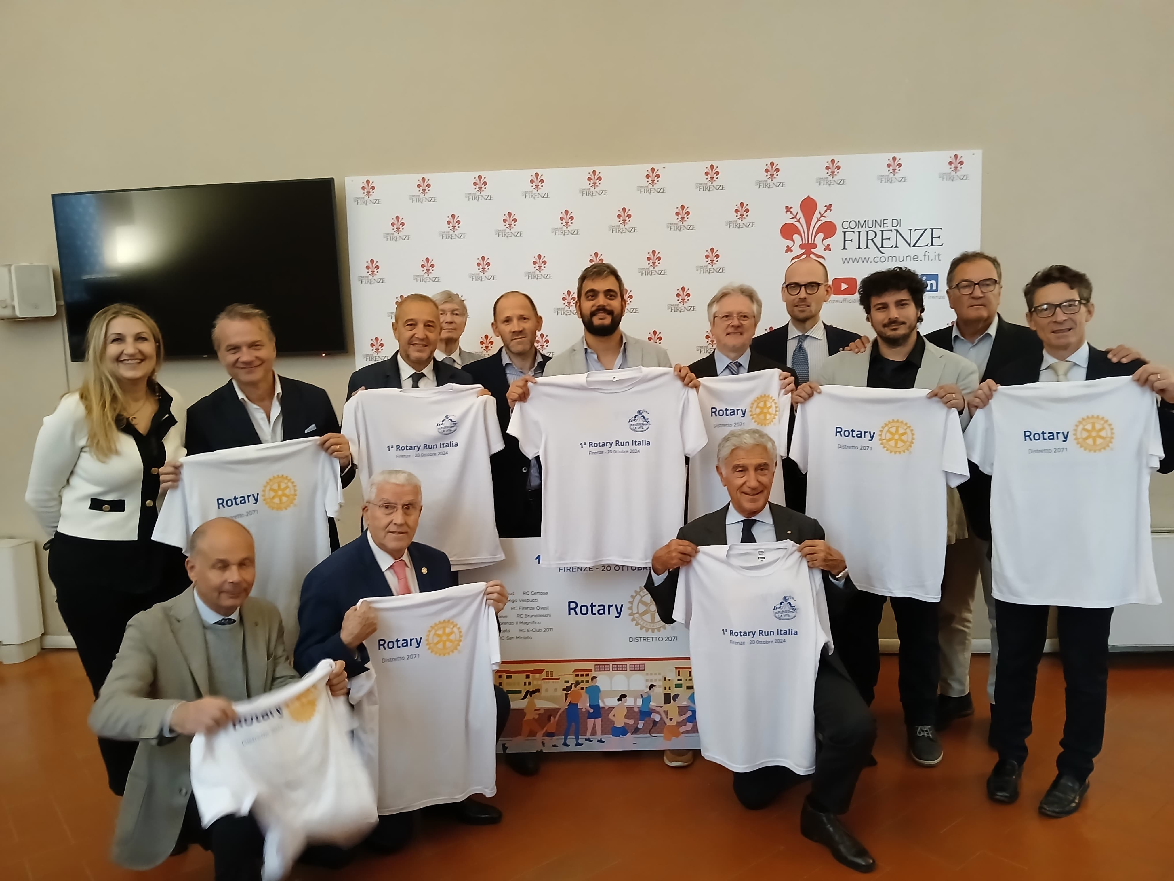 Prima edizione della Rotary Run (Fonte foto Comune di Firenze)