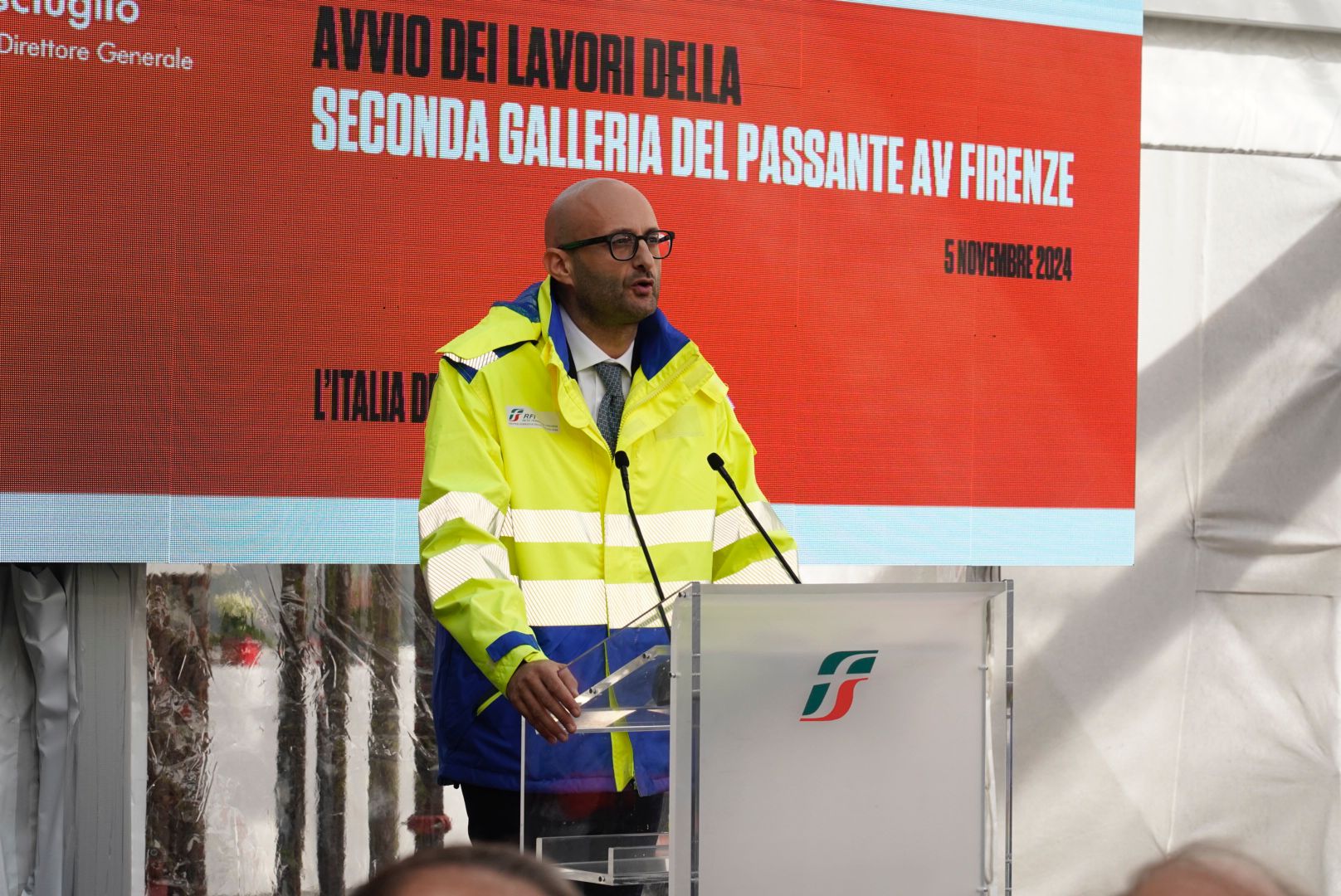 Av di Firenze, pronta a partire la talpa della seconda galleria (Fonte foto Ferrovie dello Stato)