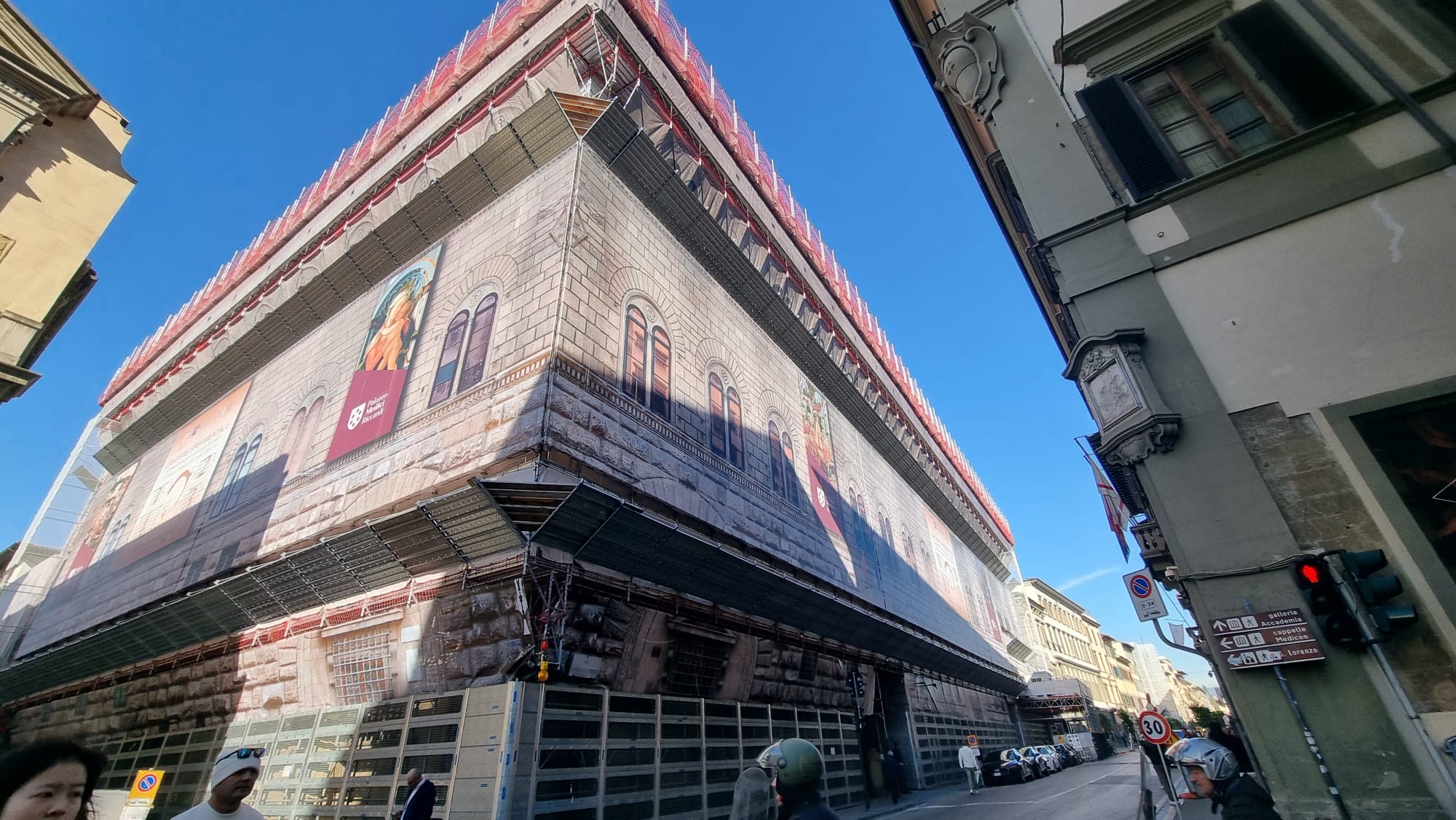 Restauro facciate di Palazzo Medici Riccardi (fonte foto Domenico Costanzo MET - Ufficio Stampa) 