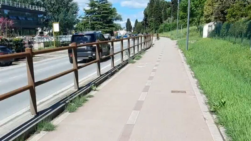 Vinci. Passeggiata in rosa sulla nuova pista ciclabile, da Sovigliana a Petroio