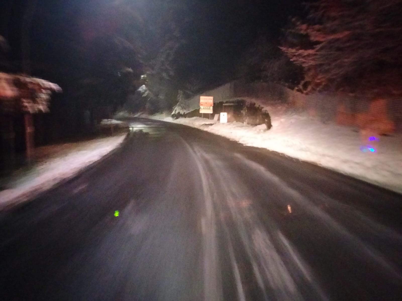  Neve sui rilievi appenninici (Fonte foto facebook Protezione Civile Città Metropolitana di Firenze)