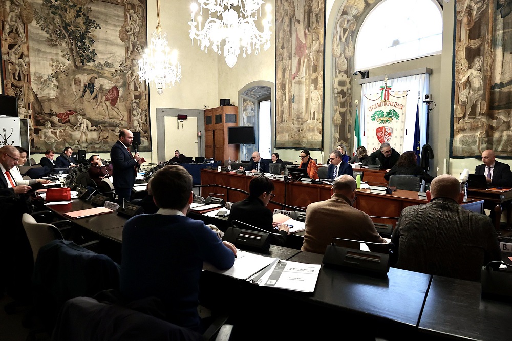 Consiglio metropolitano (foto Antonello serino - Met Ufficio Stampa)