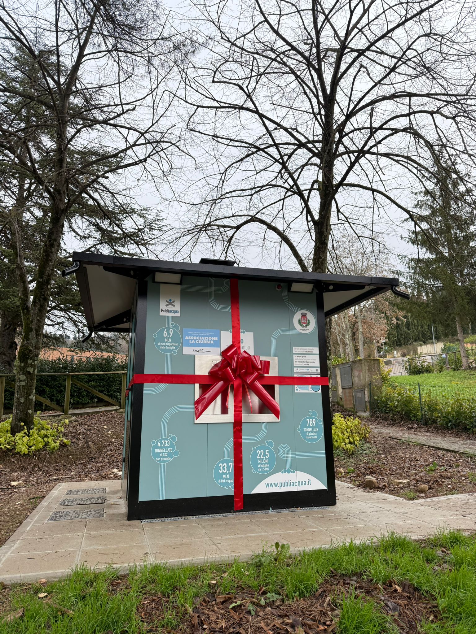 Un fontanello in regalo per la comunità di Bargino (Fonte foto Comune di San Casciano in Val di Pesa)