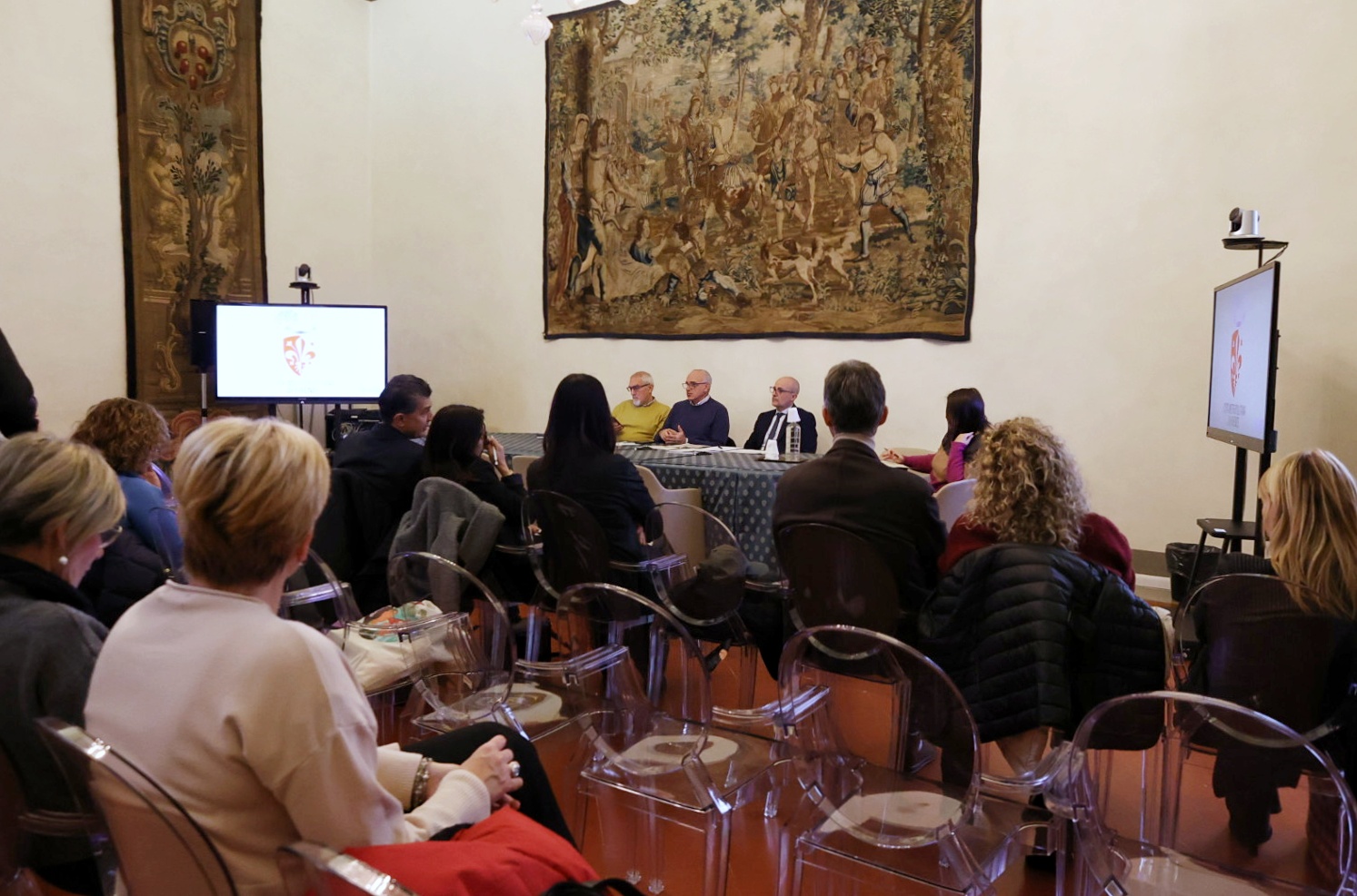 Un momento dell'incontro (foto Antonello Serino - Met Ufficio Stampa)