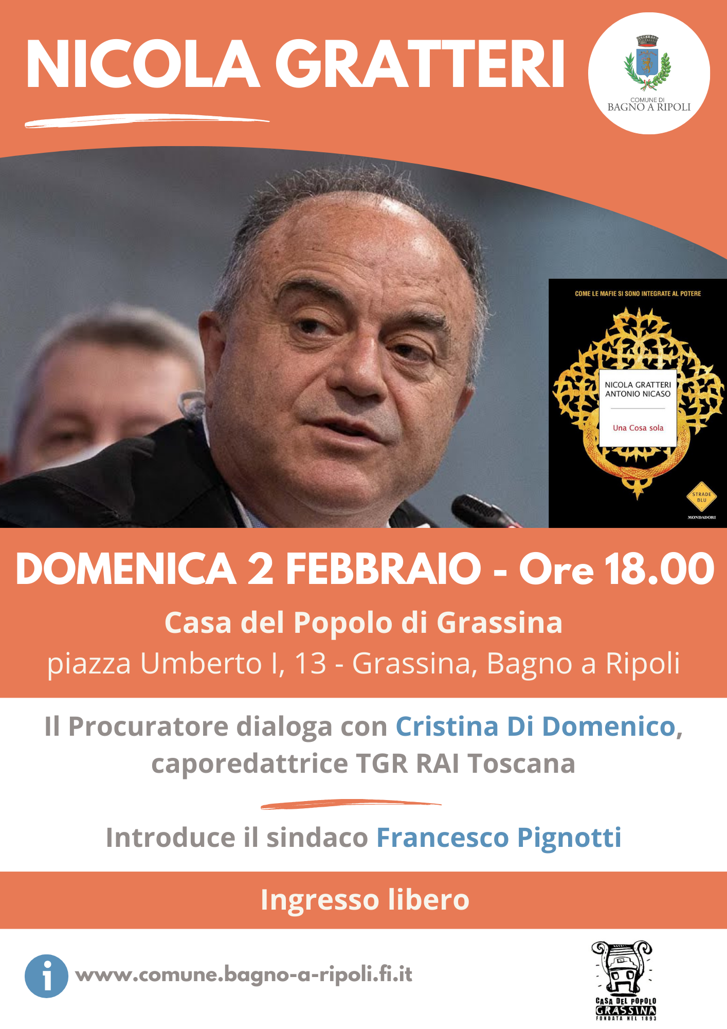 Locandina Nicola Gratteri