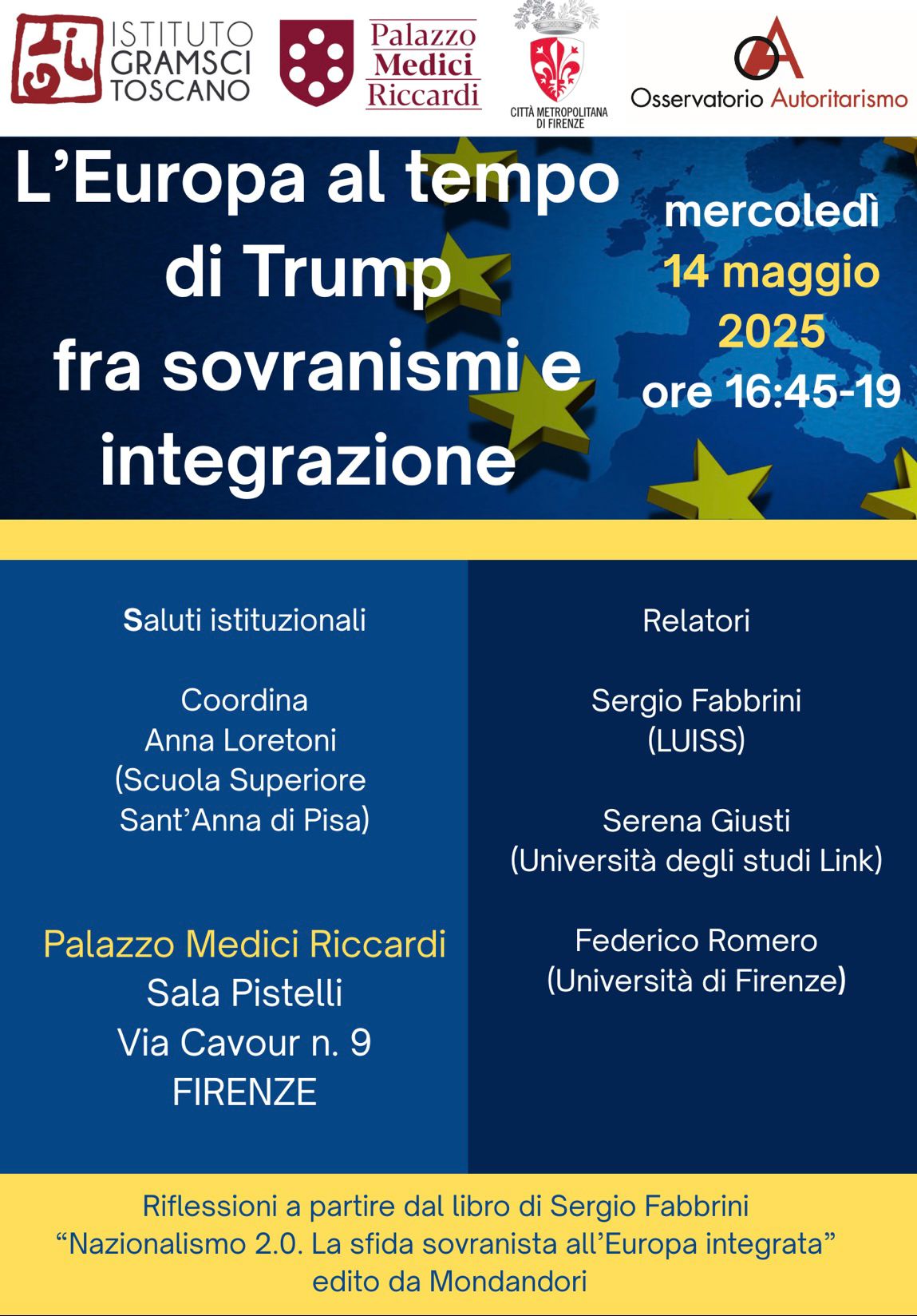La locandina di annuncio