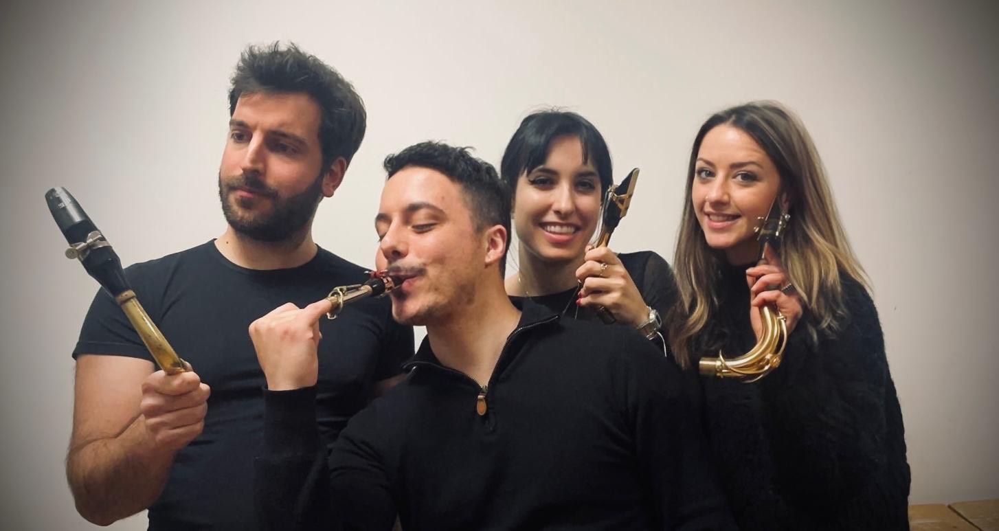 Quartetto sax La Fulharmonie (Foto da comunicato ufficio stampa Mus.E)