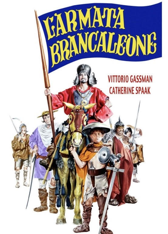 La locandina del film l'Armata Brancaleone diretto da Mario Monicelli 