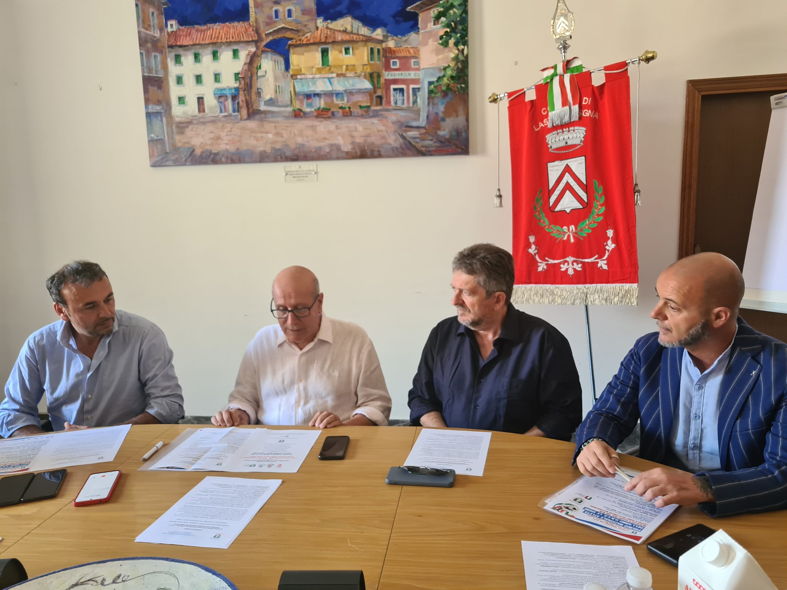 Un momento della presentazione dell'evento (Fonte foto Comune di Lastra a Signa)
