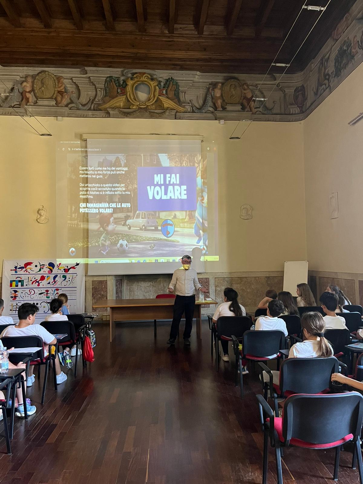 Un momento della lezione