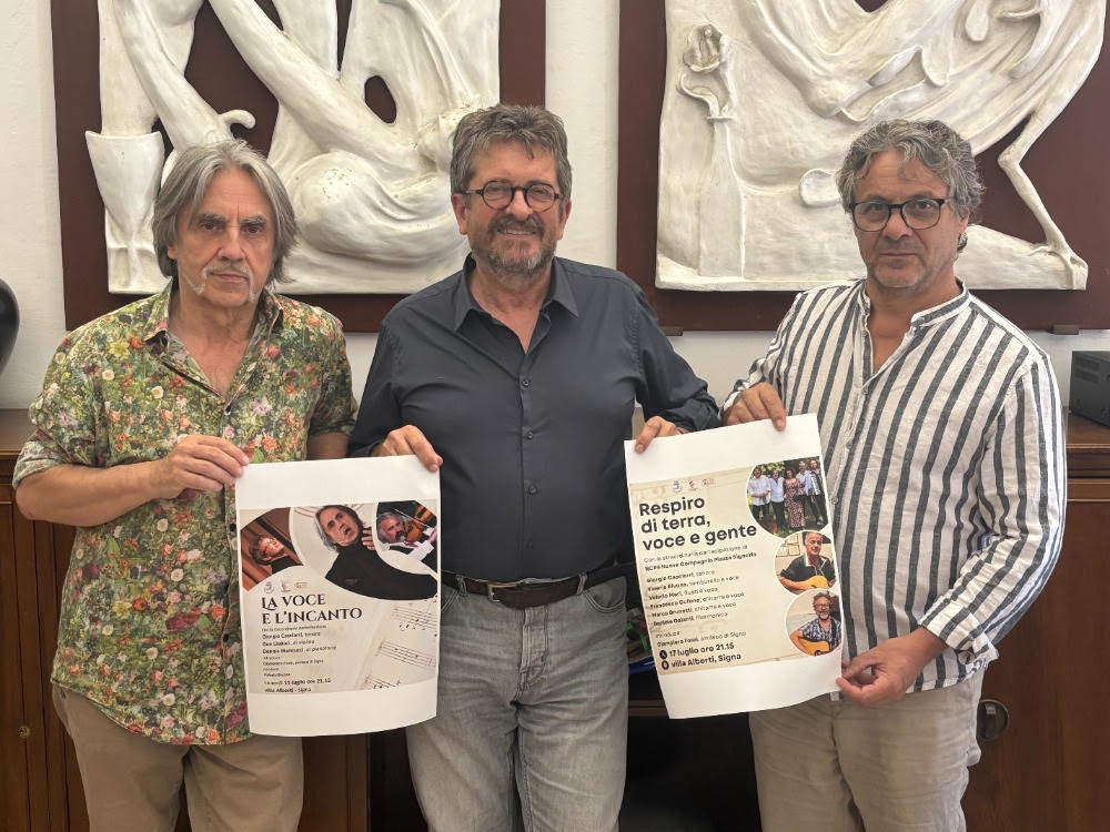 Il bel canto pronto a trionfare a Signa con la straordinaria partecipazione del tenore Giorgio Casciarri (Foto da comunicato Comune di Signa)