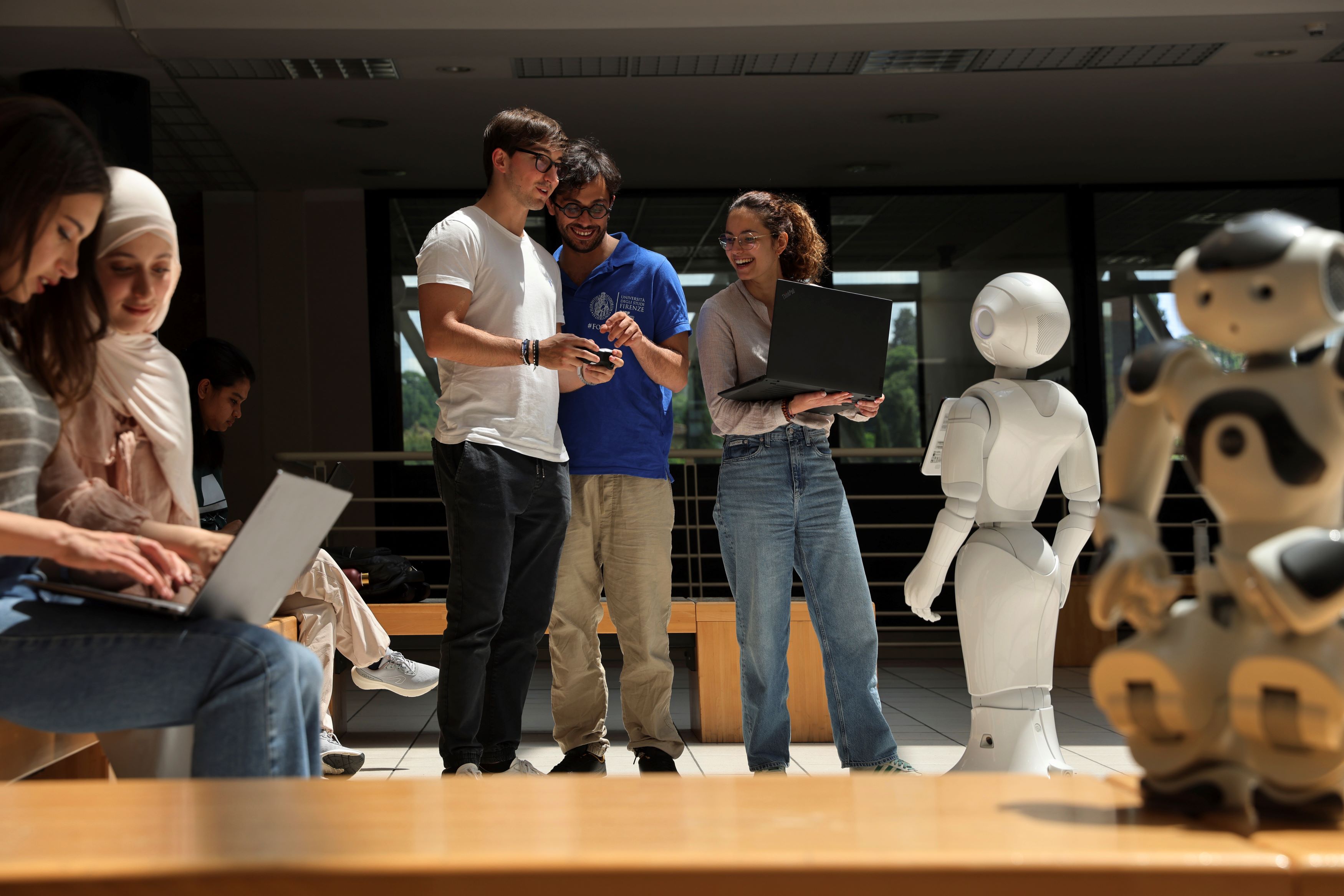 UNIFI assistive robotics (Foto da comunicato Università degli Studi di Firenze)