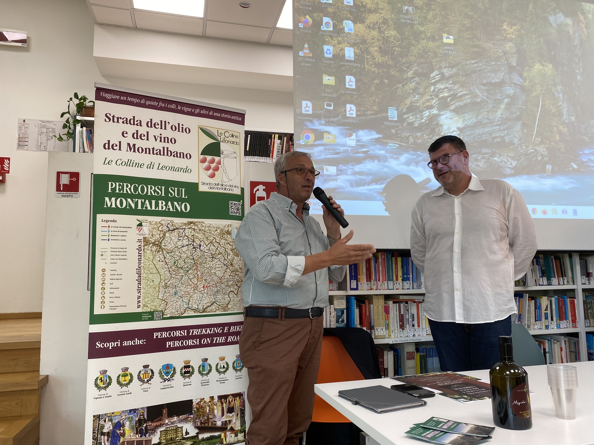 Luigi Micheli e Massimo Irrati (Fonte foto Comune di Cerreto Guidi)