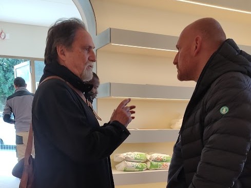 Luigi Ulivieri con il sindaco Baroncelli (fonte foto da comunicato stampa)