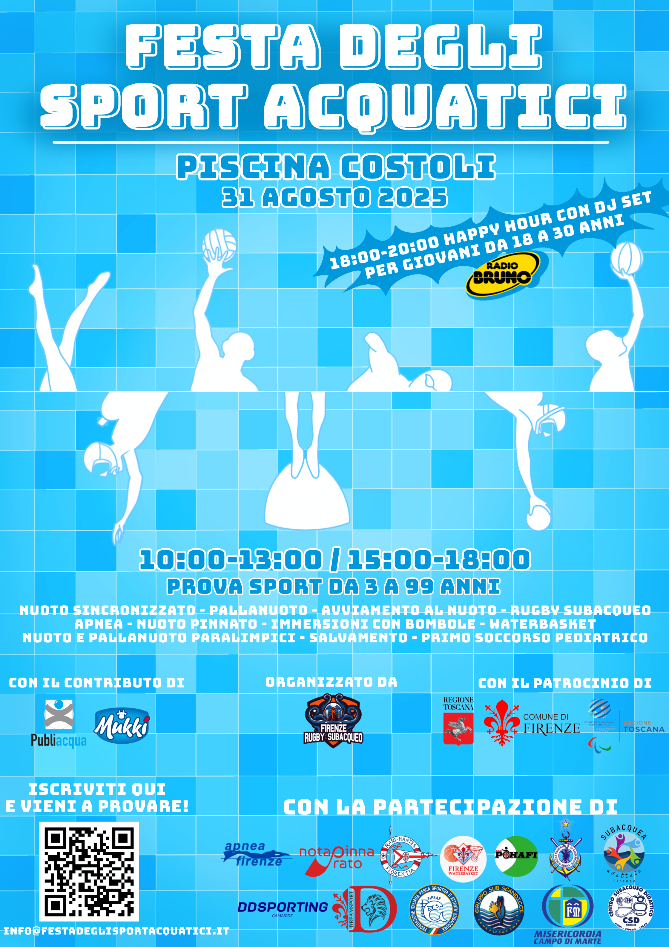Festa degli sport acquatici, locandina