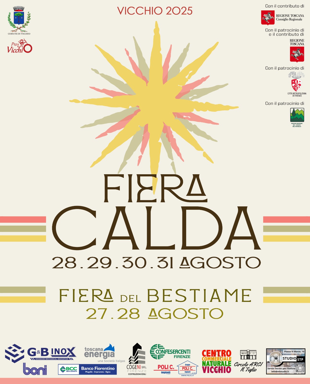 Locandina Vicchio Fiera Calda