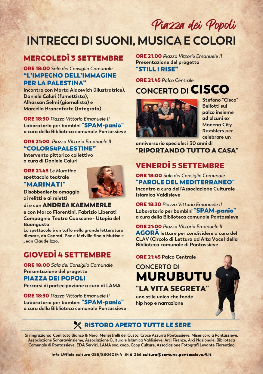 programma piazza dei popoli 