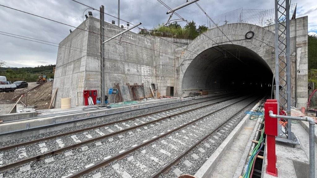 Raddoppio Pistoia Montecatini - Galleria Serravalle (Fonte foto comunicato Ferrovie dello Stato)