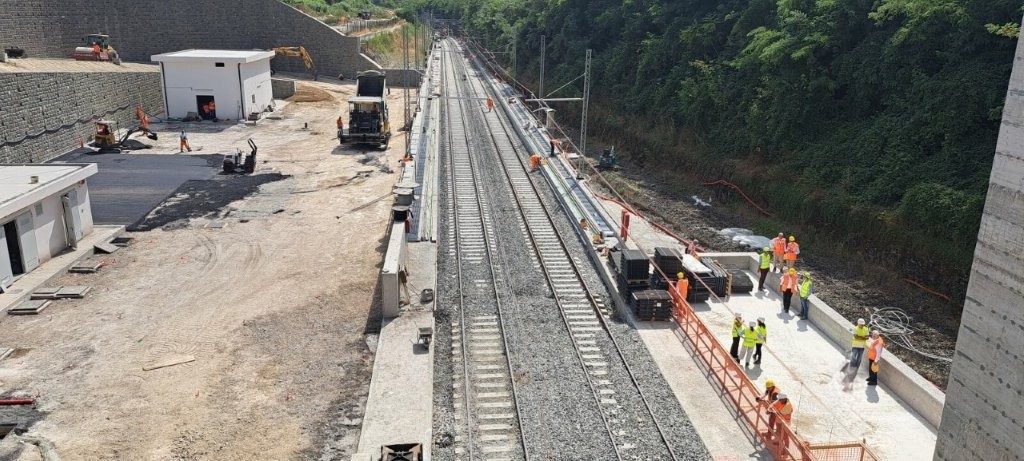 Raddoppio Pistoia Montecatin - i lavori (Fonte foto comunicato Ferrovie dello Stato)