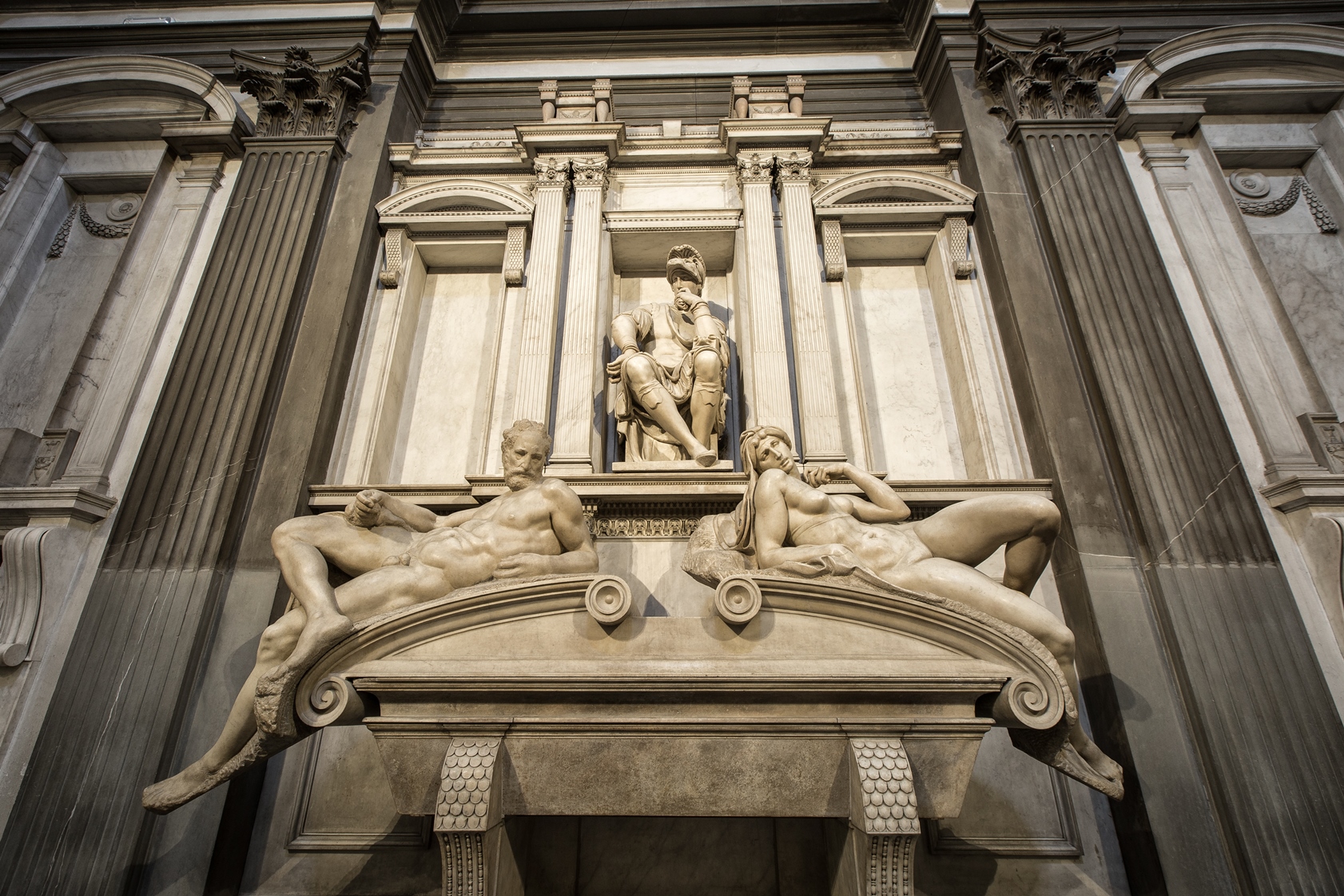 Museo delle Cappelle Medicee. Monumento funebre a Lorenzo duca di Urbino (Michelangelo) (Fonte foto Mus.E)