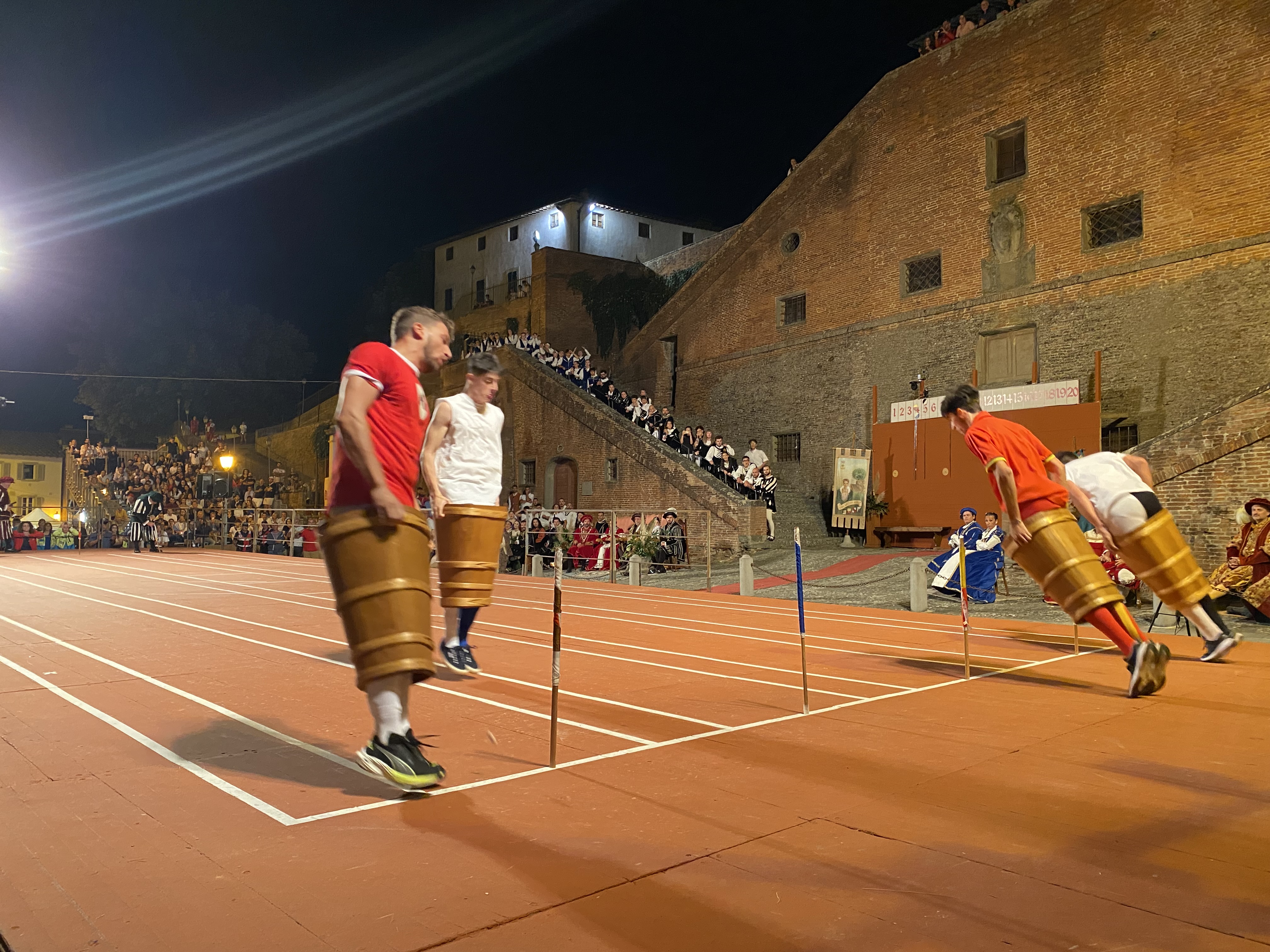Un momento della competizione