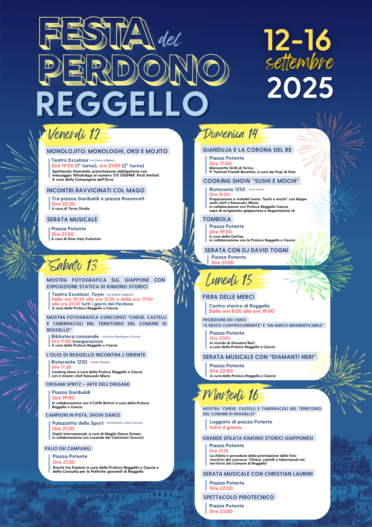 Perdono a Reggello 2025
