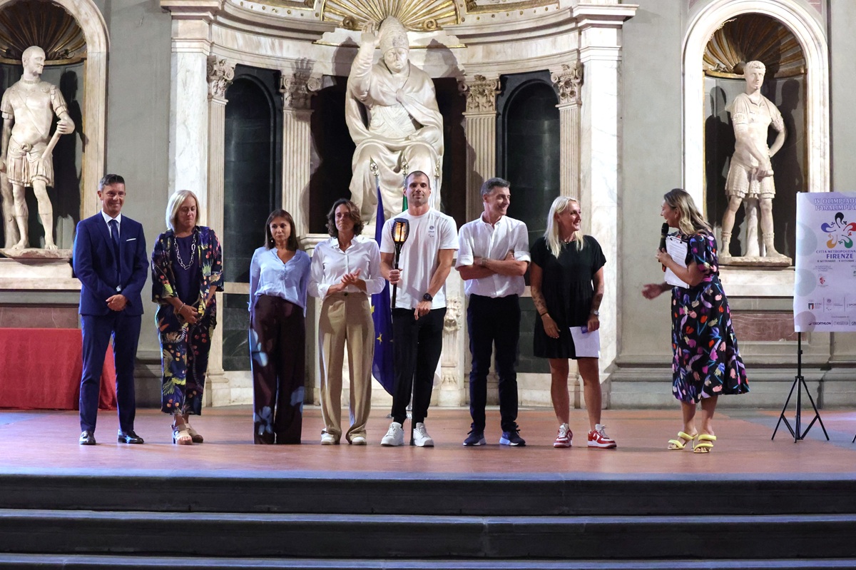 Un momento della cerimonia (foto Antonello Serino - Met Ufficio Stampa)