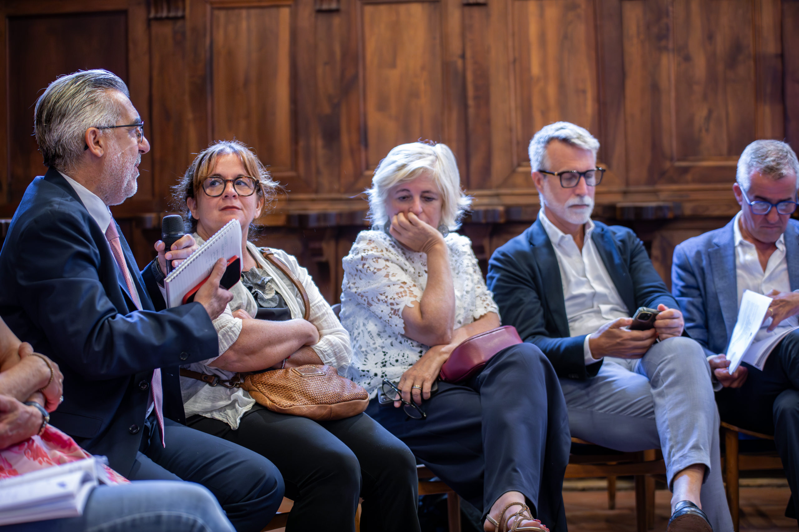 Un momento dell'incontro 