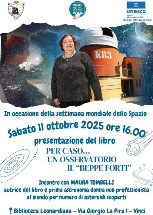 Vinci. Maura Tombelli presenta il suo libro in Biblioteca Leonardiana