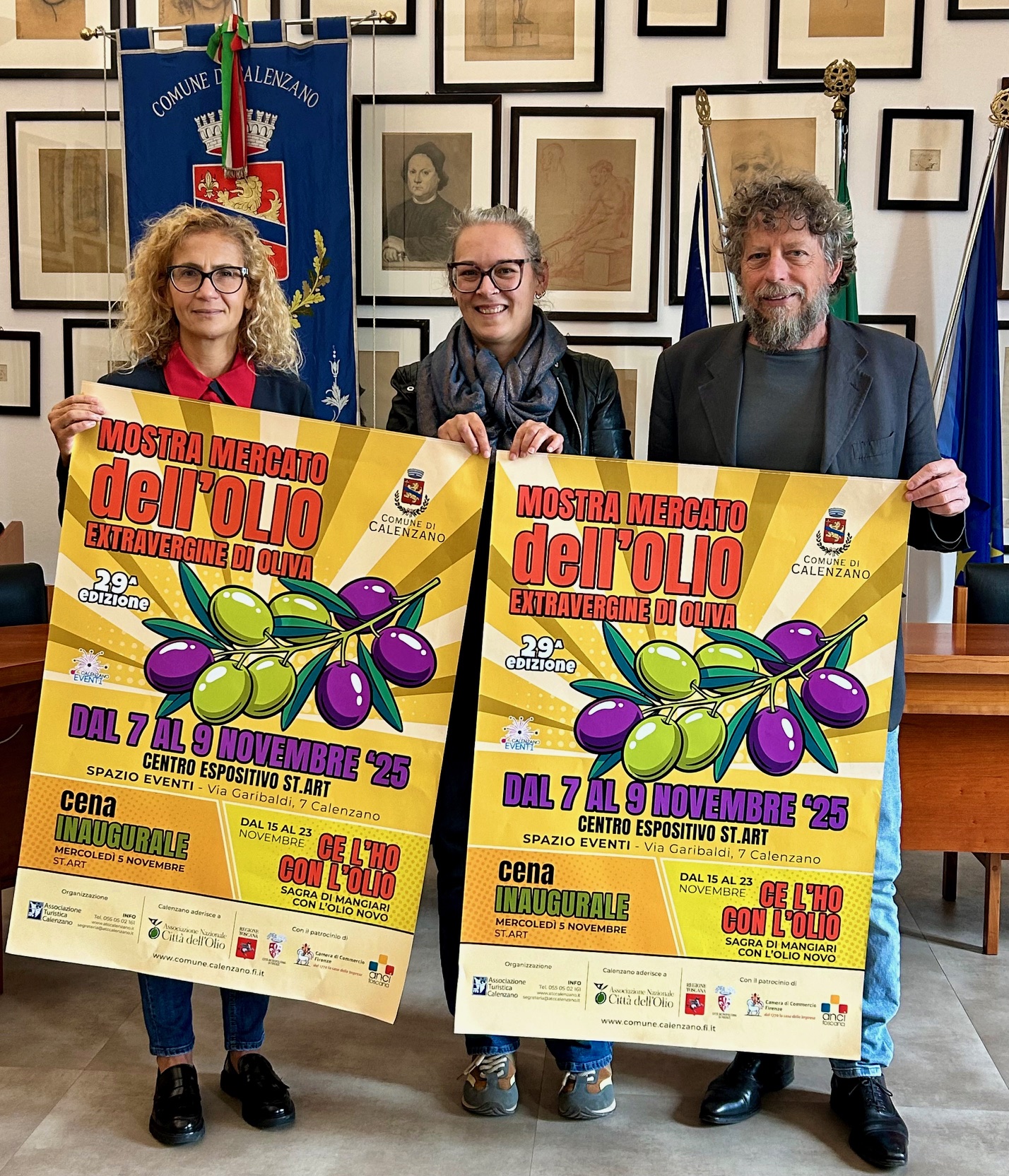 Torna l’oro verde di Calenzano con la 29esima edizione della Mostra mercato dell’olio (Foto da comunicato Comune di Calenzano)