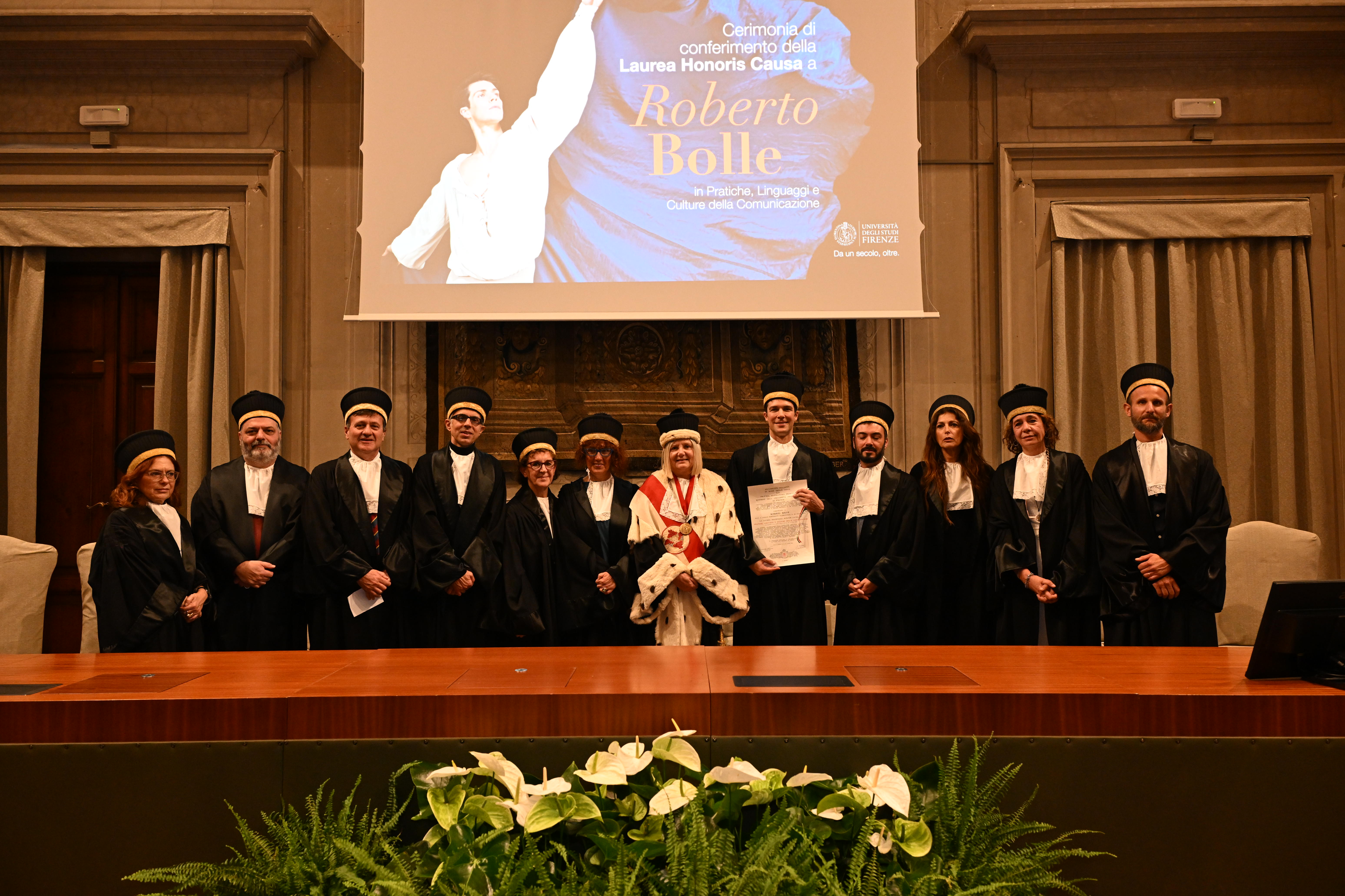 Un momento della cerimonia