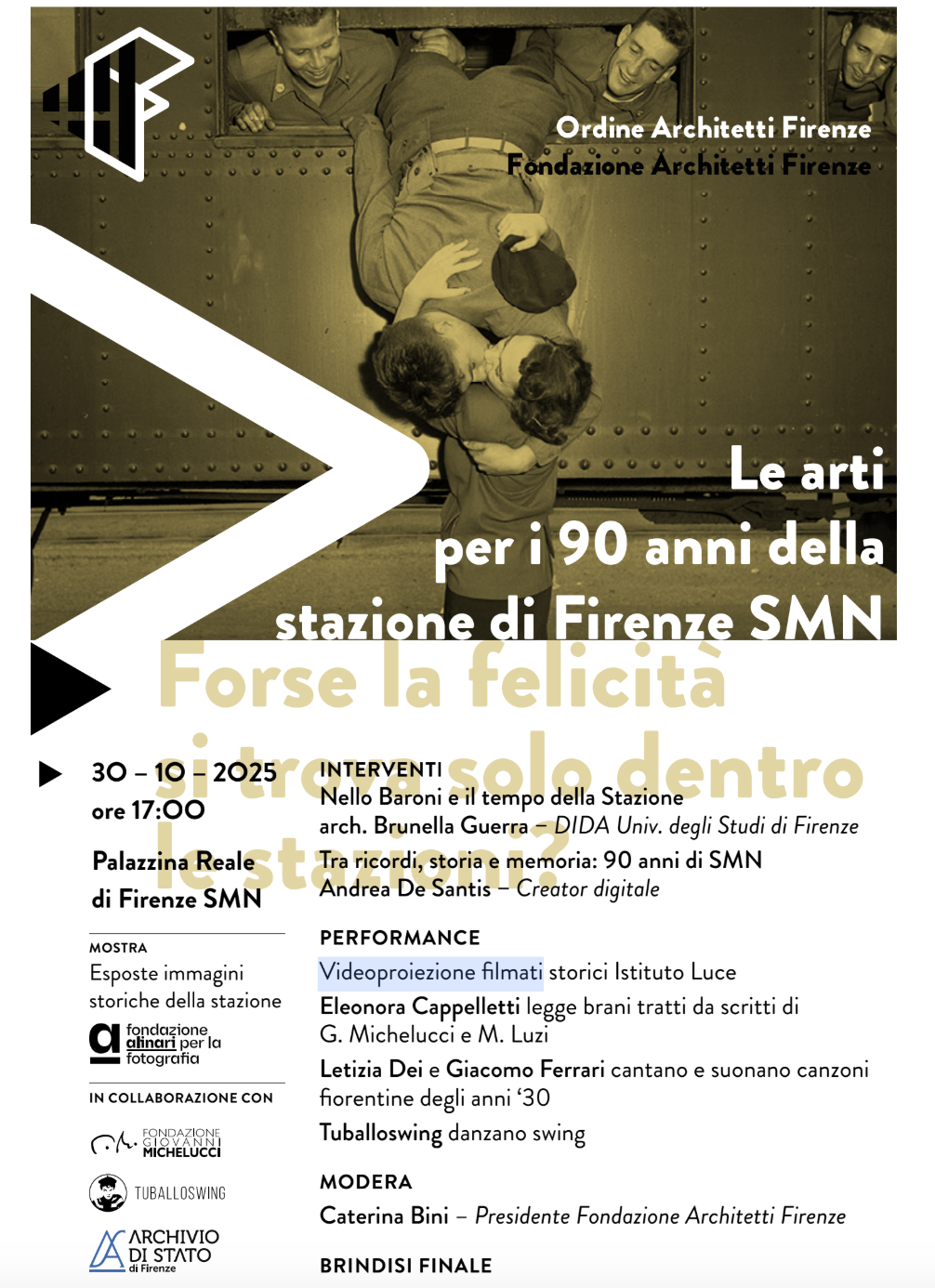 Celebrazione per i 90 anni della Stazione SMN di Firenze