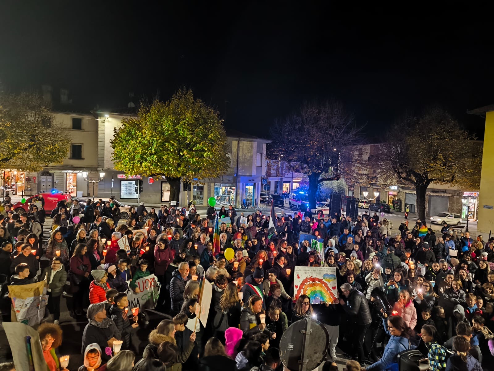 Fiaccolata per la Pace a Reggello