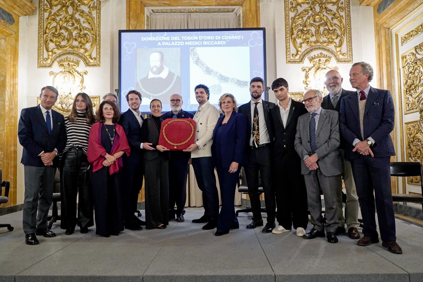 Un momento della cerimonia