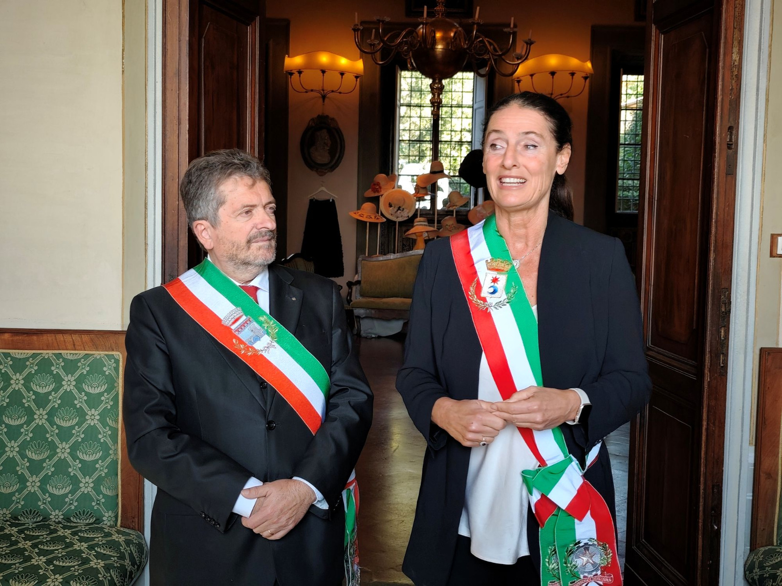 Il sindaco di Signa Fossi e la sindaca di Fiesole Scaletti