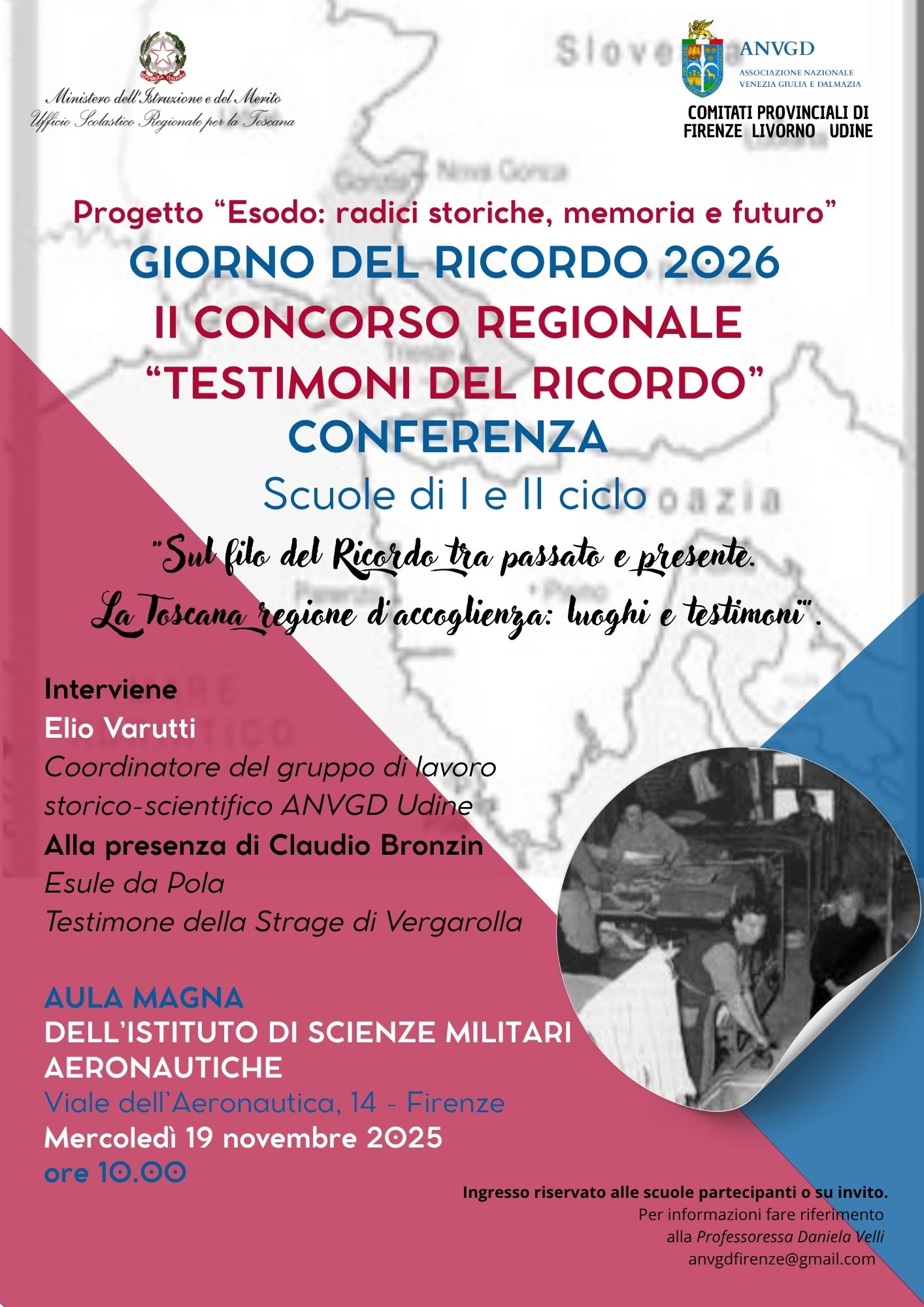  Locandina conferenza testimoni del ricordo 19 novembre
