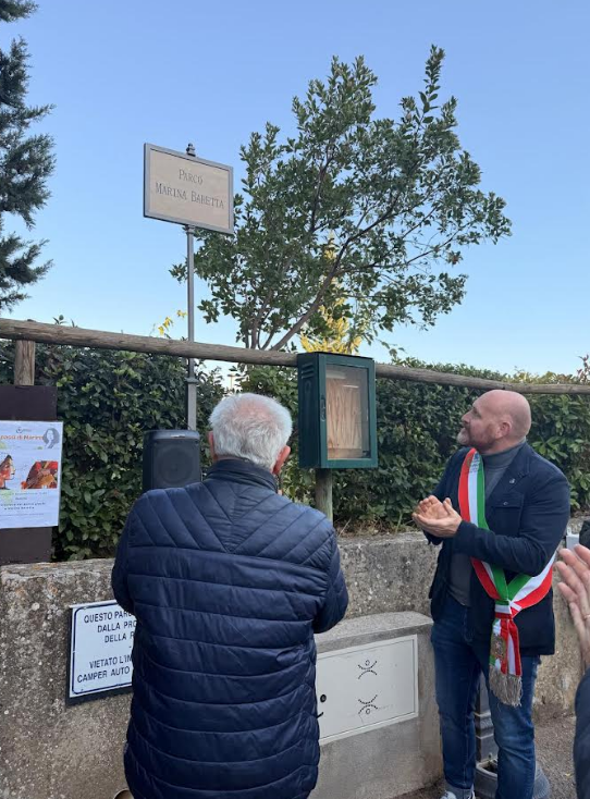 Il Parco giochi della Romita porta il nome di Marina Baretta (Fonte fptp comunicato Comune di Barberino Tavarnelle)