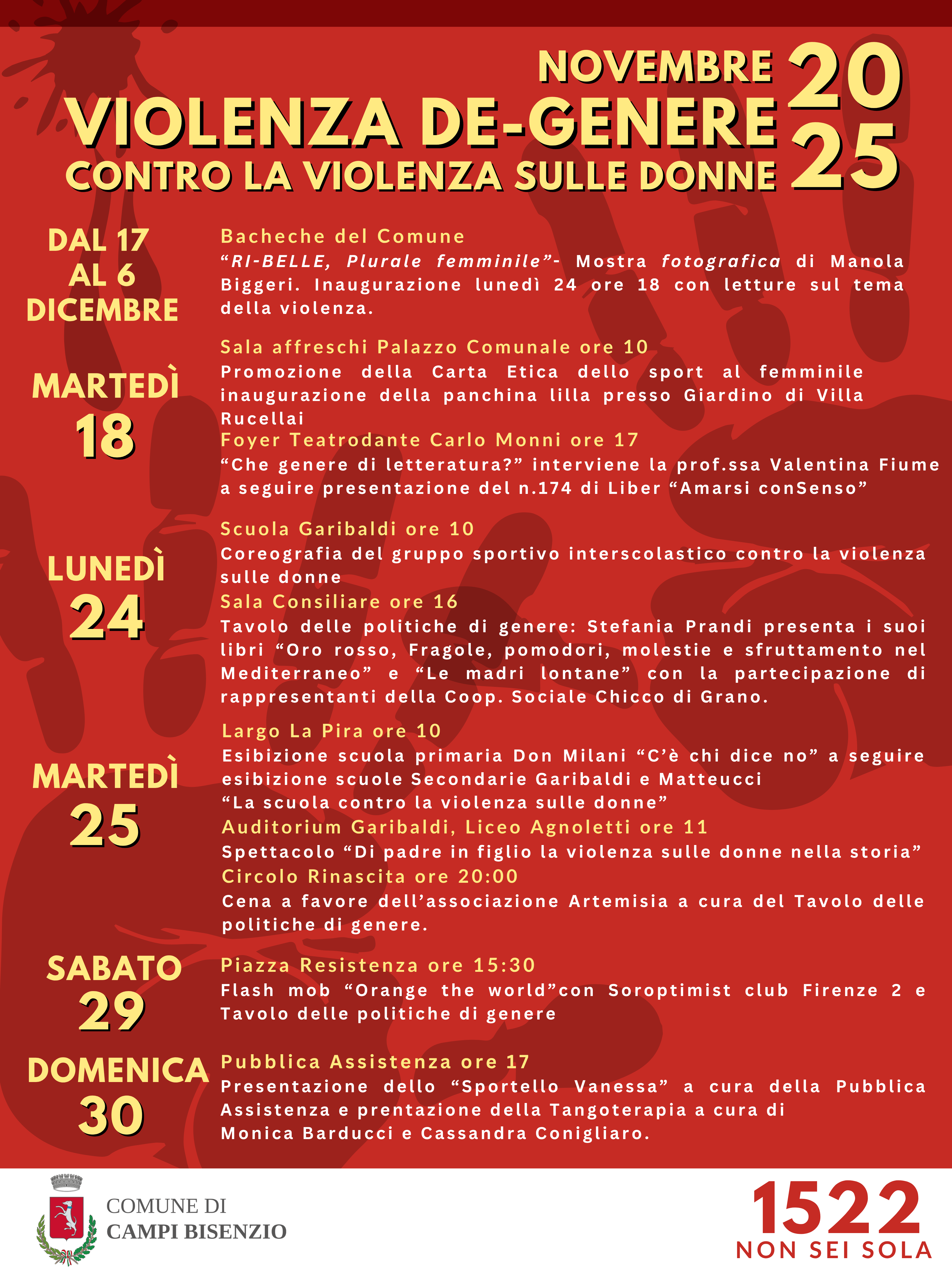 Locandina violenza De-Genere